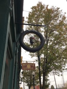 Spun Bicycles sign