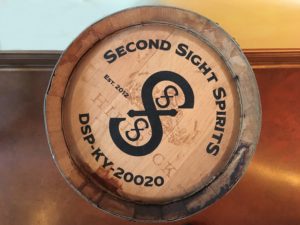 Second Sight Spirits barrel