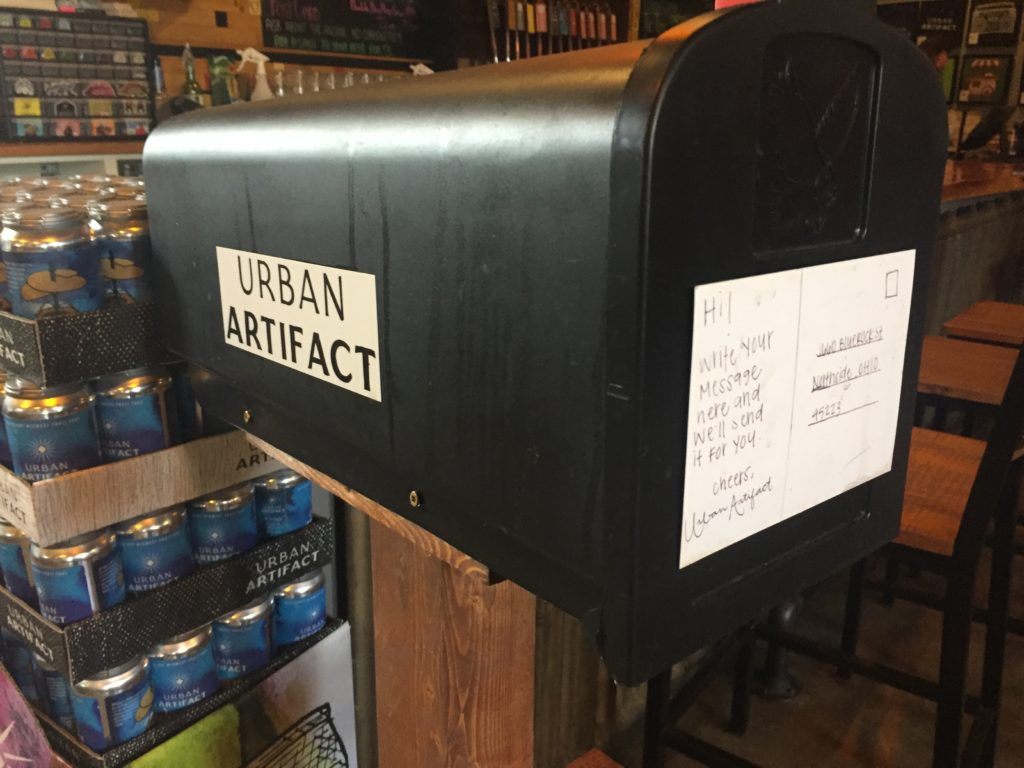 The Urban Artifact comment mailbox