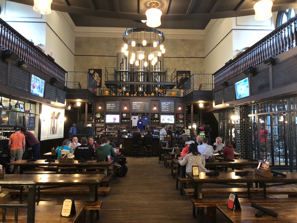 Inside the upstairs space at Taft's Ale House 